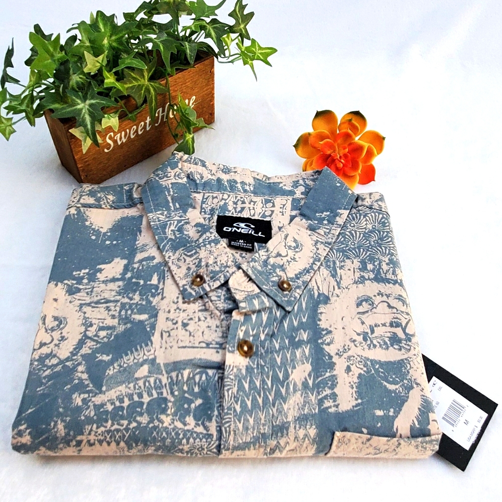 New O'Neill Boy Men Bottom up Shirt